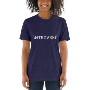 Introvert Tri-Blend Short sleeve t-shirt
