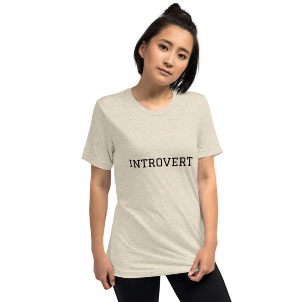 Introvert Tri-Blend Short sleeve t-shirt
