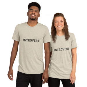 Introvert Tri-Blend Short sleeve t-shirt