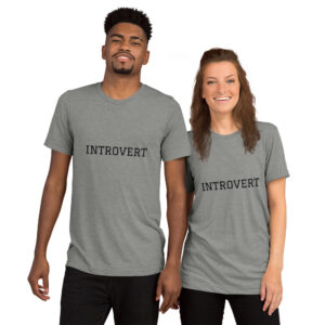 Introvert Tri-Blend Short sleeve t-shirt