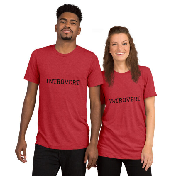 Introvert Tri-Blend Short sleeve t-shirt